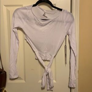 Alo yoga long sleeve crop top NWT